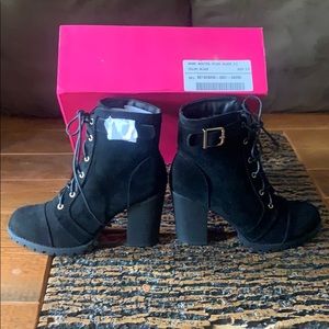 rylee heeled hiker bootie